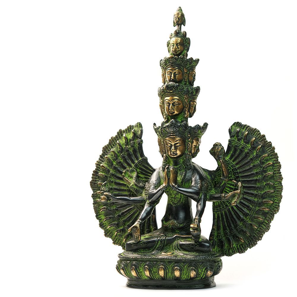 Статуя Авалокитешвара (Экадашамукха) (31 см) бронза