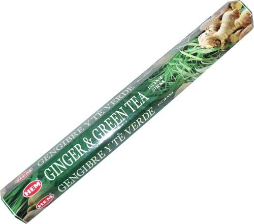 Благовония Имбирь с Зеленым чаем (Ginger & Green Tea) HEM