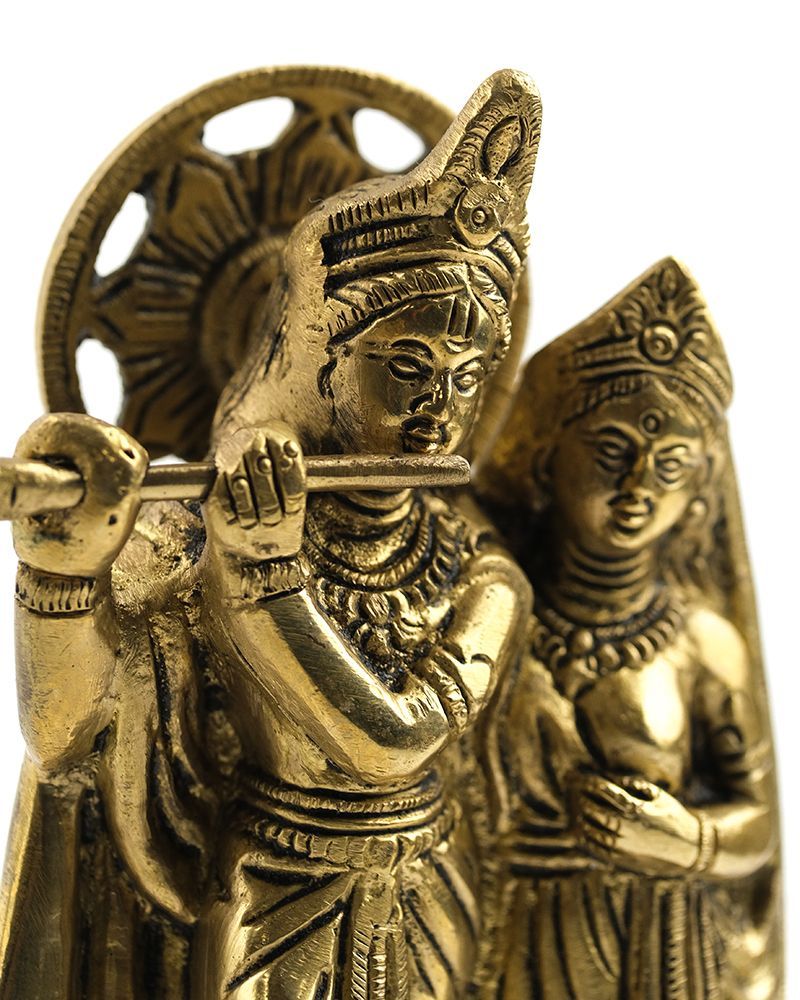 Статуя Кришна и Радха (13,5 см)